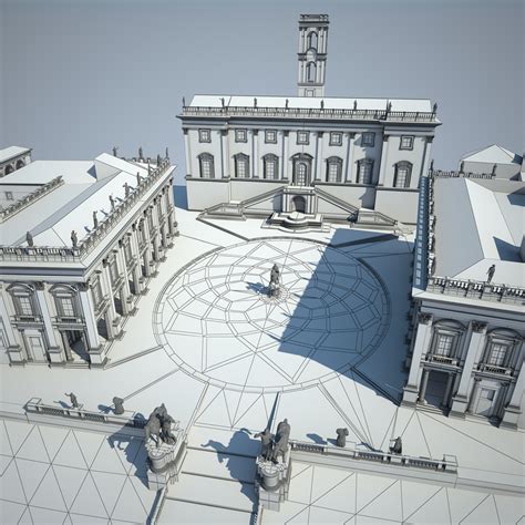 3d model capitoline hill