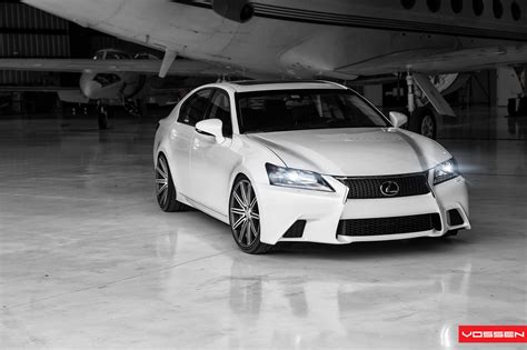 VIP Look of Gloss White Lexus GS That Boasts Custom Vossen Rims — CARiD ...