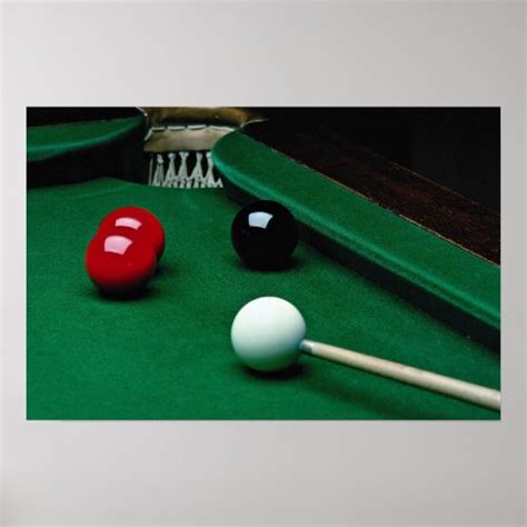 Snooker equipment poster | Zazzle.com