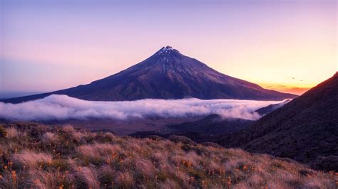 Mt Taranaki after sunset Happy New Year for all my friends! | Taranaki ...