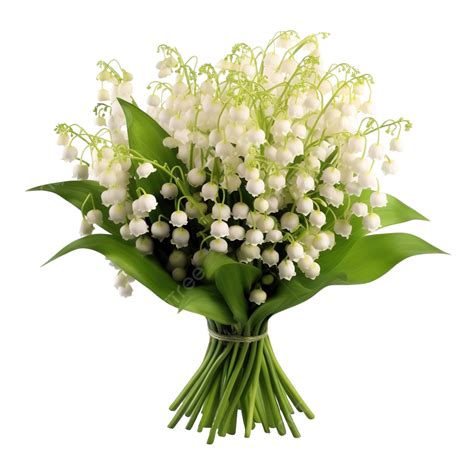 Bouquet Flowers Of Lilies Of The Valley, Lily Of The Valley, Flower, Spring PNG Transparent ...