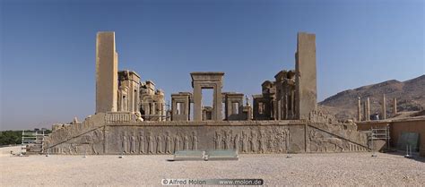 Palace of the Persian king Darius. At Persepolis, modern day Iran. Abandoned Places, Iran ...