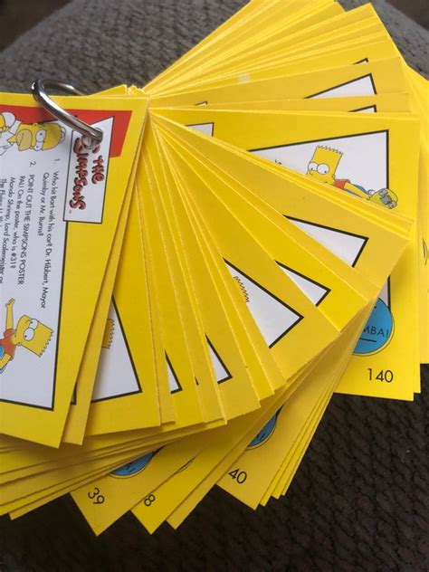 The Simpsons Trivia Quiz Party Game Printable (Download Now) - Etsy Canada