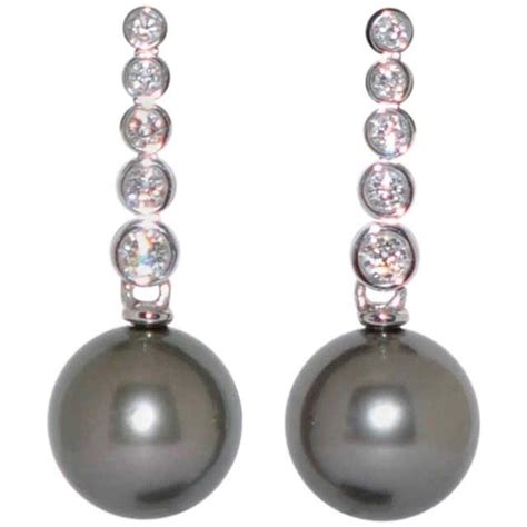 Diamond, Pearl and Antique Chandelier Earrings - 1,721 For Sale at 1stdibs - Page 7