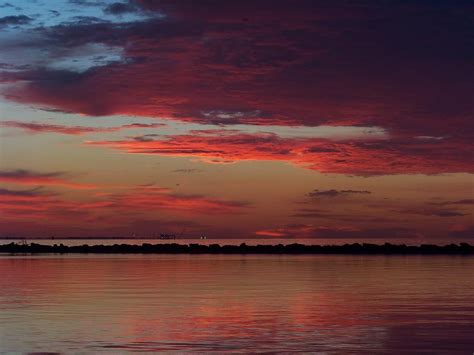 Sunrise Over Corpus Christi Bay Photograph by Rodney Mumford | Fine Art ...