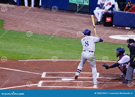 Baseball - MVP Ryan Braun Hitting Editorial Photography - Image of ...