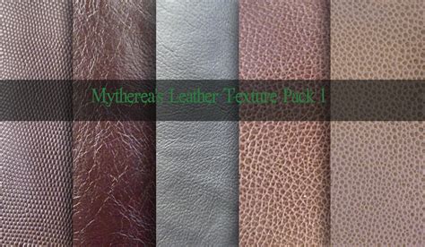 Leather Texture Pack 1 by Mytherea on DeviantArt