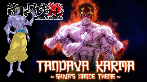 SHIVA'S DANCE THEME (COVER) - TANDAVA KARMA - Record Of Ragnarok Season 2 | Shiva vs Raiden ...