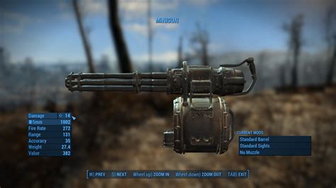 Minigun Improved - Fallout 4 / FO4 mods