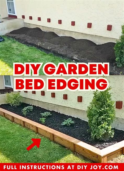 DIY Garden Bed Edging Anybody Can Do