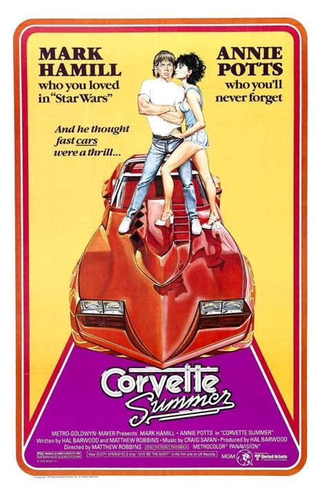 Corvette Summer From Left: Mark Hamill Annie Potts 1978 ?? Mgm/Courtesy Everett Collection Movie ...