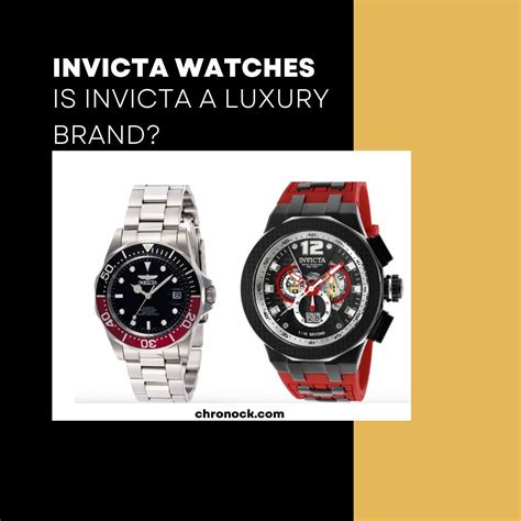 Invicta watches: Is Invicta a luxury brand? 2024 - Chronock