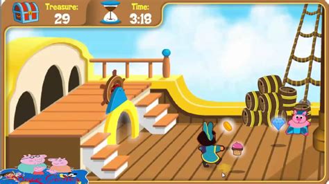 DORA THE EXPLORER Doras Pirate Boat Treasure Hunt - New English Full Game 2014 - YouTube