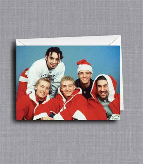 Nsync Merry Christmas & Happy Holidays Christmas Card - Etsy