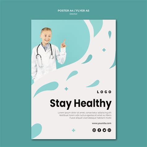 Free PSD | Doctor poster template