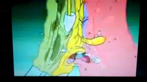 spongebob ang patrick kissing on tv(really real) - YouTube