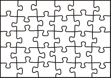 Puzzle piece template, Puzzle piece crafts, Free puzzles