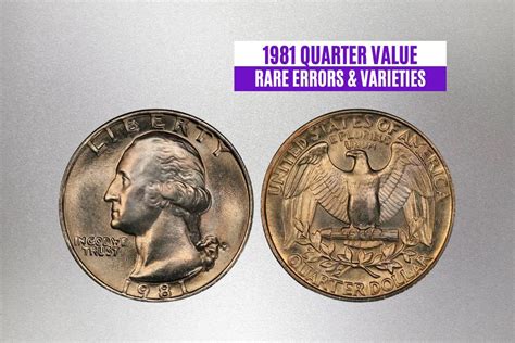 1981 Washington Quarter Value (Rare Errors & Varieties)