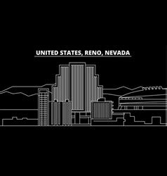 Nevada Reno Skyline Vector Images (20)