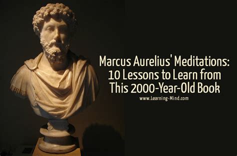 Marcus Aurelius' Meditations: 10 Lessons to Learn from This 2000-Year-Old Book - Learning Mind