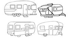 Vintage Airstream Caravan Trailer Free Stock Photo - Public Domain Pictures