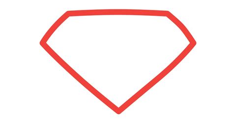 Superman Logo Outline - ClipArt Best