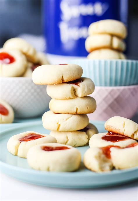 5-Ingredient Condensed Milk Thumbprint Cookies - Yay! For Food