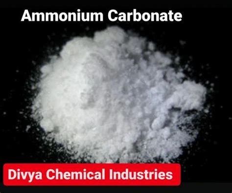 Ammonium Carbonate, Technical Grade, 50kg Bag at Rs 40/kg in Vadodara ...