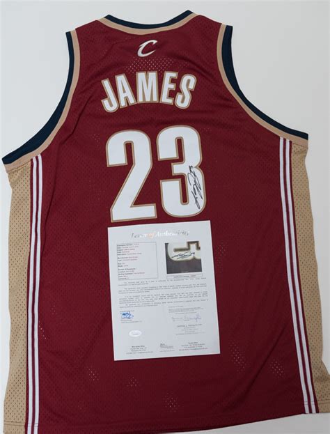 Lot Detail - Lebron James Signed Cleveland Cavaliers Jersey - JSA