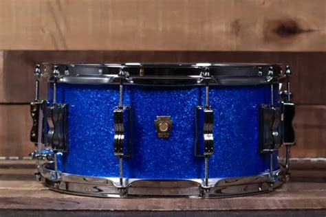 LUDWIG 6.5& X 14" Classic Maple Snare Drum, Blue Sparkle $599.00 - PicClick