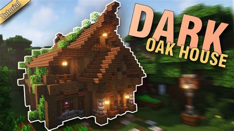 Minecraft: Dark Oak House | Tutorial - YouTube