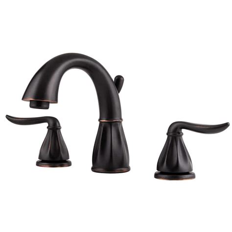 Pfister Sedona 8 in. Widespread 2-Handle Bathroom Faucet in Tuscan Bronze-LF-049-LT0Y - The Home ...