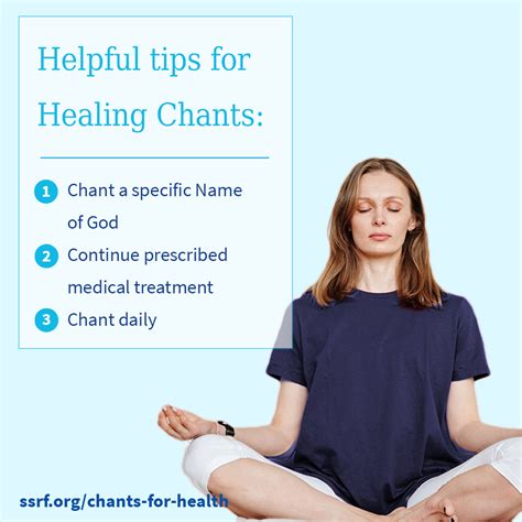 Helpful tips for Healing Chants | Spiritual healing, Health facts ...