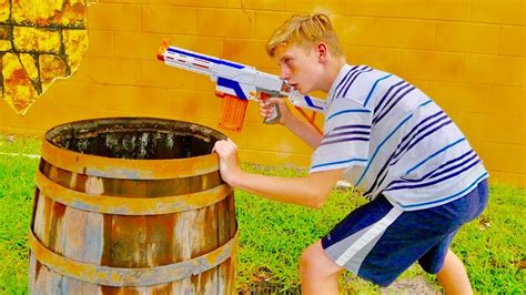 Nerf War: The Prank - YouTube