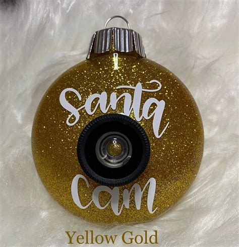 Santa Cam Christmas Ornament personalized Christmas - Etsy