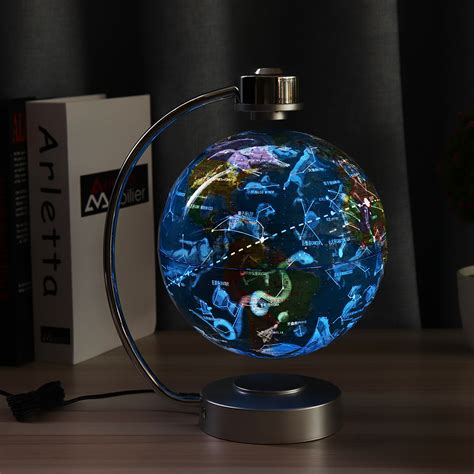 8 inches magnetic levitation floating globe constellation light desk lamp decor toy Sale ...