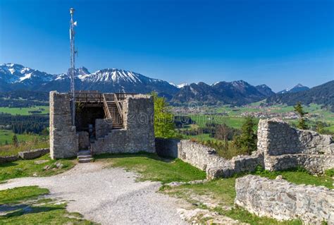 Ruins of Eisenberg Castle stock photo. Image of summit - 119207054