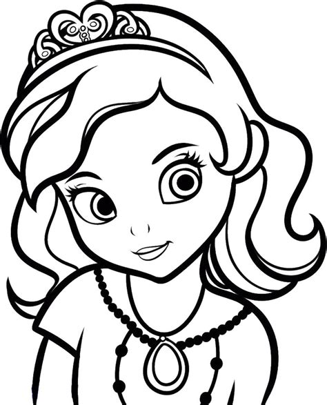 Sofia the First Coloring Pages