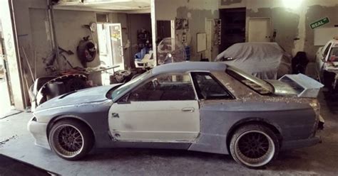 Nissan Skyline R32 Widebody Pandem Style Bodykit Completed – JP Fiber Shop