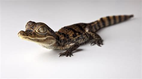 Small Alligator Crocodile in Studio Quality Stock Photo - Image of crocodile, reptile: 104500838