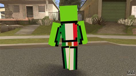 Mexican Dream Minecraft Skin for GTA San Andreas