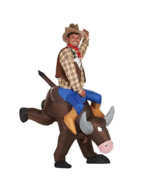 Buy Morphsuits Morph Yee Haw Inflatable Bucking Bronco Rodeo Bull Rider Ride-on Costume for ...