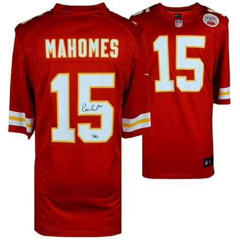 Signed Patrick Mahomes Jersey - Red Game FANATICS - Fanatics Authentic ...