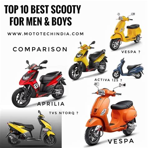 Best Scooty For Men & Boys In India | High Performance & Stylish