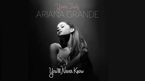 You'll Never Know (Male Version) - Ariana Grande - YouTube