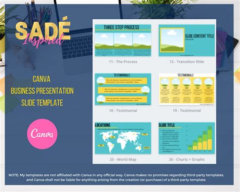 Canva Business Presentation Slide Templateseditablebusiness Template ...