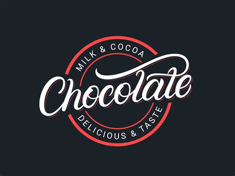 Chocolate Lettering Logo by Letters-Shmetters on Dribbble