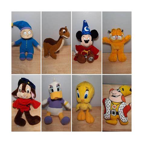 Vintage Plush Stuffed Animals - Etsy