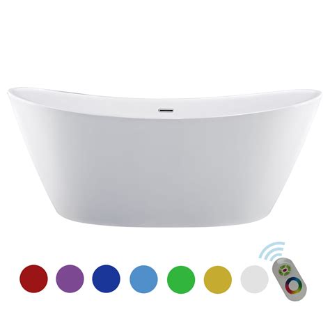 Freestanding Lighted Bathtubs & Whirlpool Tubs at Lowes.com