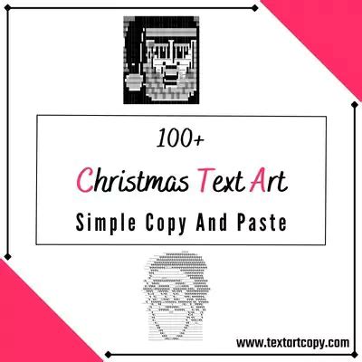 100+ Christmas Text Art Copy And Paste